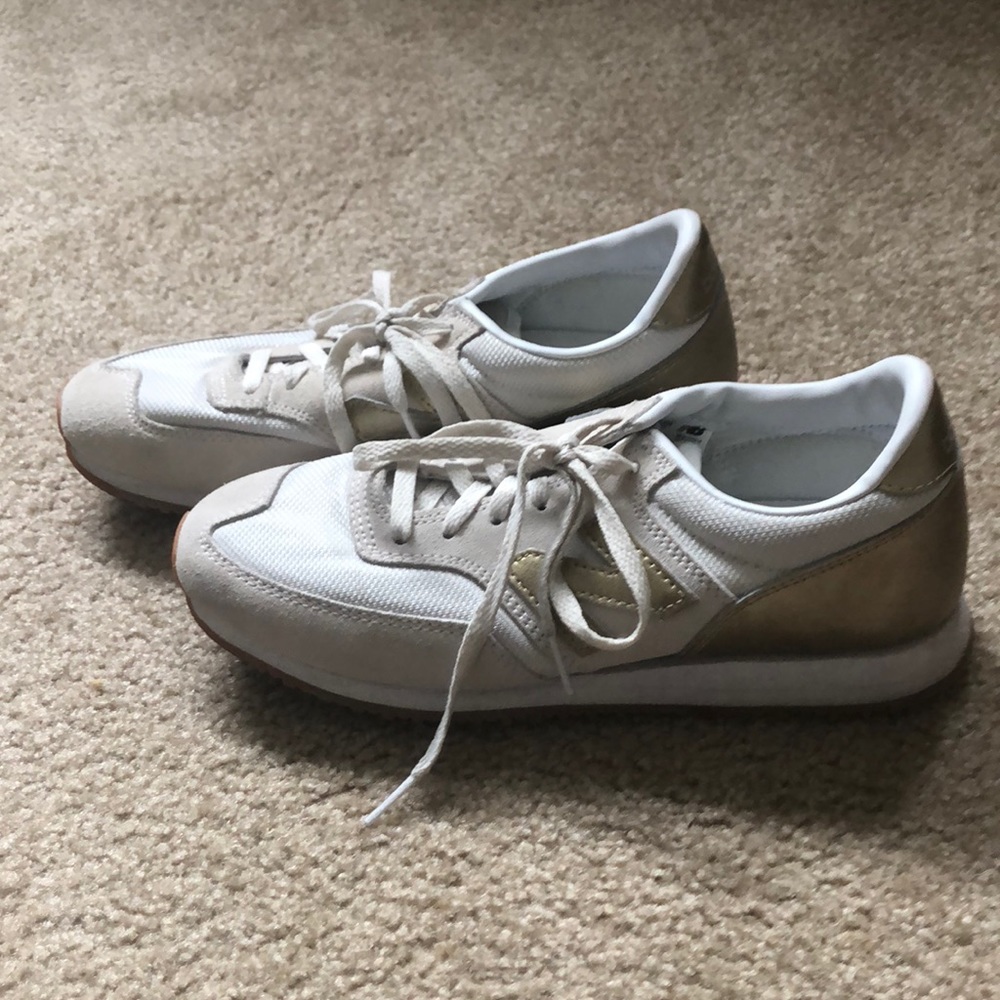 New Balance Gold/Cream 520 Tennis Shoes